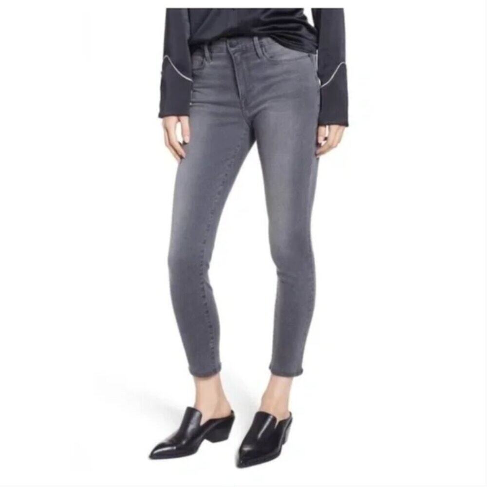 Frame Le High Skinny Jeans in Smithson Wash